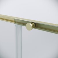 Душевая дверь Niagara Nova NG-44-9ASG 90х195 (золото сатин/прозрачное стекло) - Превью изображения №5 — Интернет-магазин Time-Shop