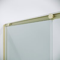 Душевая дверь Niagara Nova NG-44-9ASG 90х195 (золото сатин/прозрачное стекло) - Превью изображения №6 — Интернет-магазин Time-Shop