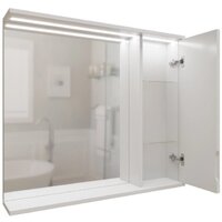  Mixline Шкаф с зеркалом для ванной Лайн 80 553018 (правый, с подсветкой) - Превью изображения №3 — Интернет-магазин Time-Shop