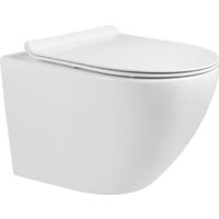 Унитаз подвесной Grado GD-W203T + GROHE Rapid SL 38772001 (с кнопкой смыва) - Превью изображения №2 — Интернет-магазин Time-Shop