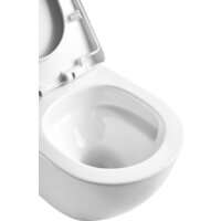 Унитаз подвесной Grado GD-W203T + GROHE Rapid SL 38772001 (с кнопкой смыва) - Превью изображения №5 — Интернет-магазин Time-Shop