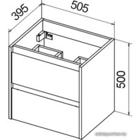  BelBagno Тумба под умывальник Kraft 39-500/390-2C-SO-RT (rovere tabacco) - Превью изображения №4 — Интернет-магазин Time-Shop