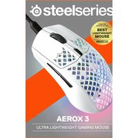 Игровая мышь SteelSeries Aerox 3 2022 Edition (белая) - Превью изображения №7 — Интернет-магазин Time-Shop