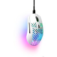 Игровая мышь SteelSeries Aerox 3 2022 Edition (белая) - Превью изображения №2 — Интернет-магазин Time-Shop