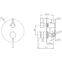 Душевая система  Raglo R20272.093142 - Превью изображения №3 — Интернет-магазин Time-Shop