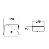 Умывальник SantiLine SL-2017L - Превью изображения №2 — Интернет-магазин Time-Shop