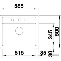 Кухонная мойка Blanco Legra 6 523334 (белый) - Превью изображения №2 — Интернет-магазин Time-Shop