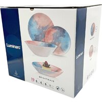 Набор обеденных тарелок Luminarc Brightwave V8576 (19пр) - Превью изображения №2 — Интернет-магазин Time-Shop