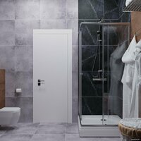 Душевой уголок Triton Вента Хром А1 100х100 без поддона (прозрачное стекло) - Превью изображения №7 — Интернет-магазин Time-Shop