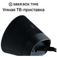 Умная колонка Sber SberBox Time (черный) - Превью изображения №2 — Интернет-магазин Time-Shop