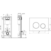 Инсталляция для унитаза Lavinia Boho Relfix 4 в 1 77010012 - Превью изображения №2 — Интернет-магазин Time-Shop