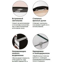  Style Line Тумба под умывальник Жасмин-2 100 (для квадратной раковины) - Превью изображения №5 — Интернет-магазин Time-Shop