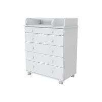 Детский комод Incanto Oskar V 800/5 PK-0004/0 (белый) - Превью изображения №3 — Интернет-магазин Time-Shop