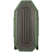 Моторно-гребная лодка Лоцман Гребная под мотор стандарт ЛС-260 ВНД (зеленый) - Превью изображения №3 — Интернет-магазин Time-Shop