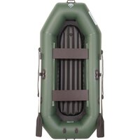 Моторно-гребная лодка Лоцман Гребная под мотор стандарт ЛС-260 ВНД (зеленый) - Превью изображения №2 — Интернет-магазин Time-Shop