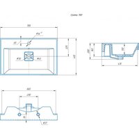 Умывальник Kirovit Грэмми 700 4610119205249 - Превью изображения №5 — Интернет-магазин Time-Shop