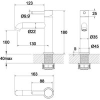 Смеситель Whitecross Y Y1211BL (черный матовый) - Превью изображения №3 — Интернет-магазин Time-Shop