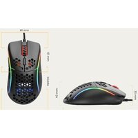 Игровая мышь Glorious Model D Minus (матовый черный) - Превью изображения №7 — Интернет-магазин Time-Shop