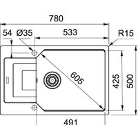 Кухонная мойка Franke UBG 611-78L (оникс) - Превью изображения №2 — Интернет-магазин Time-Shop