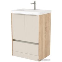 Дабер Тумба под умывальник 017 Тобага/Эридан/Артвин 60 Т17.6Т.0.18Б (бежевый/дуб бардолино/белый)