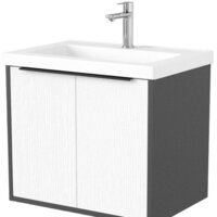 Дабер Тумба под умывальник 018 Тобага/Эридан/Артвин 60 Т18.6Т.0.20Б (белый древесный/серый/белый)