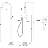 Смеситель Whitecross Y Y1233GL (золото) - Превью изображения №3 — Интернет-магазин Time-Shop