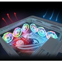 Комплект вентиляторов для корпуса Thermaltake Swafan EX12 ARGB TT Premium Edition 3-Fan Pack CL-F167-PL12SW-A - Превью изображения №6 — Интернет-магазин Time-Shop