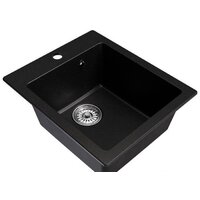 Кухонная мойка Mixline ML-GM14 551910 (ультра-черный) - Превью изображения №2 — Интернет-магазин Time-Shop