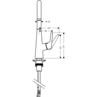 Смеситель Hansgrohe Talis S 72810000 - Превью изображения №3 — Интернет-магазин Time-Shop
