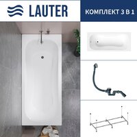 Lauter Sophia 160 21205160 (с каркасом и сифоном 21Y31010 хром)