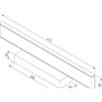 Подсветка для зеркал Elektrostandard Sankara MRL LED 16W 1009 IP20 (белый) - Превью изображения №3 — Интернет-магазин Time-Shop