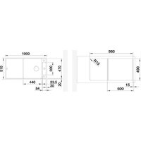 Кухонная мойка Blanco Axia III XL 6 S 527052 - Превью изображения №2 — Интернет-магазин Time-Shop