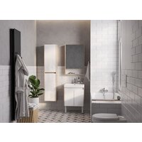  Акватон Тумба с умывальником Сканди Doors 55 1A2788K0SDB20 (белый/дуб верона) - Превью изображения №8 — Интернет-магазин Time-Shop