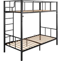 Двухъярусная кровать Князев Мебель Турнео 1 ТУ1.90.200.Ч (черный муар) - Превью изображения №2 — Интернет-магазин Time-Shop