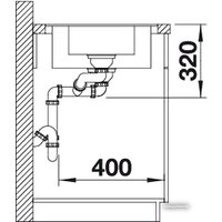 Кухонная мойка Blanco Metra 6 S-F 525929 (черный) - Превью изображения №3 — Интернет-магазин Time-Shop