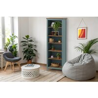 Стеллаж Mio Tesoro Сага 70 2.08.07.110.16 (темно-бирюзовый/ясень) - Превью изображения №3 — Интернет-магазин Time-Shop