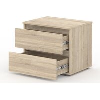 Тумба Кортекс-мебель Бари 60 2ш (дуб сонома/дуб сонома/дуб сонома) - Превью изображения №2 — Интернет-магазин Time-Shop