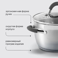 Набор кастрюль Rondell Flamme RDS-1957 - Превью изображения №26 — Интернет-магазин Time-Shop