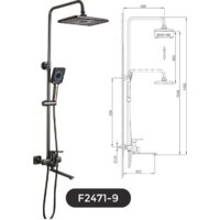 Душевая система  FRAP F2471-9 - Превью изображения №19 — Интернет-магазин Time-Shop