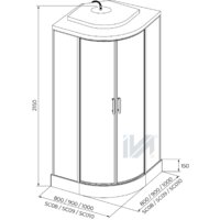 Душевая кабина IVA SC09CT - Превью изображения №4 — Интернет-магазин Time-Shop