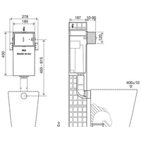 Инсталляция для унитаза OLI Quadra Plus механика - Превью изображения №2 — Интернет-магазин Time-Shop