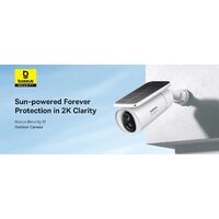 IP-камера Baseus S1 Outdoor 2K Solar Security Camera - Превью изображения №4 — Интернет-магазин Time-Shop