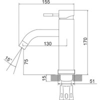 Смеситель РМС SUS128-001F - Превью изображения №6 — Интернет-магазин Time-Shop