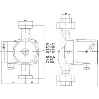 Циркуляционный насос IMP Pumps GHN 32/85-180 - Превью изображения №2 — Интернет-магазин Time-Shop