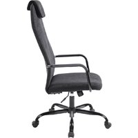 Офисное кресло Everprof Mars Black Fabric (черный) - Превью изображения №3 — Интернет-магазин Time-Shop