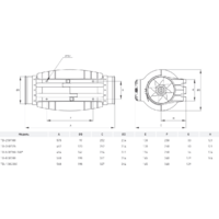 Осевой вентилятор Soler&Palau TD-350/125 'T' Silent 5211364600 - Превью изображения №2 — Интернет-магазин Time-Shop