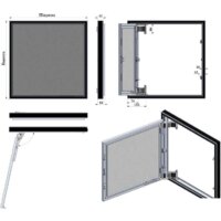 Люк РусВент Секрет-М (400x600) - Превью изображения №2 — Интернет-магазин Time-Shop