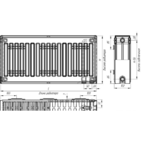 Стальной панельный радиатор Лидея ЛУ 22-507 500x700 - Превью изображения №5 — Интернет-магазин Time-Shop