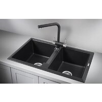 Кухонная мойка Granula GR-8101 (черный) - Превью изображения №2 — Интернет-магазин Time-Shop