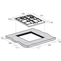 Варочная панель ZUGEL ZGH451B - Превью изображения №11 — Интернет-магазин Time-Shop